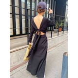 バックリボンフレアワンピース | Ungrid | 詳細画像46 