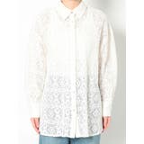 レースルーズシャツ | Ungrid | 詳細画像11 