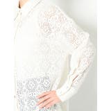 レースルーズシャツ | Ungrid | 詳細画像15 