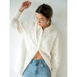 オフホワイト | レースルーズシャツ | Ungrid