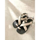 ミックス | クロスストラップフラットサンダル | Ungrid