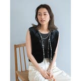 リバーシブルベロアベスト | Ungrid | 詳細画像18 