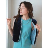 リバーシブルベロアベスト | Ungrid | 詳細画像5 