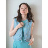 リバーシブルベロアベスト | Ungrid | 詳細画像9 