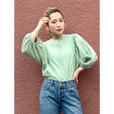 2wayタックハーフスリーブブラウス | Ungrid | 詳細画像15 