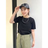 ブラック | ギャザーフィットTee | Ungrid