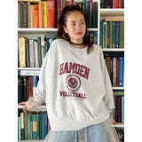 【WEB限定】カレッジルーズスウェット | Ungrid | 詳細画像1