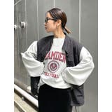 【WEB限定】カレッジルーズスウェット | Ungrid | 詳細画像49