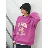 パープル | 【WEB限定】カレッジルーズスウェット | Ungrid