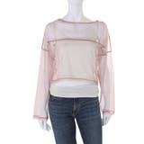 チュールショートロングスリーブTee | Ungrid | 詳細画像17 