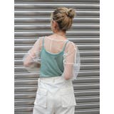 チュールショートロングスリーブTee | Ungrid | 詳細画像9 