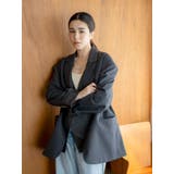 チャコールグレー | ビッグシルエットジャケット | Ungrid