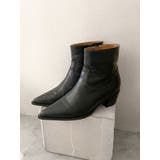 フェイクレザーポインテッドブーツ | Ungrid | 詳細画像1 