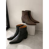 フェイクレザーポインテッドブーツ | Ungrid | 詳細画像2 