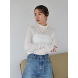 ハイネックシアーロングスリーブTee | Ungrid | 詳細画像1 