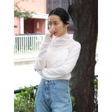 ピンク | ハイネックシアーロングスリーブTee | Ungrid