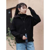 ダブルジップニットカーデ | Ungrid | 詳細画像8 