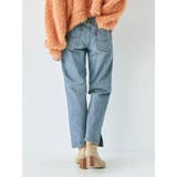 クロップドスリットストレートデニム | Ungrid | 詳細画像4 