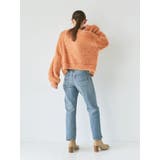 クロップドスリットストレートデニム | Ungrid | 詳細画像7 