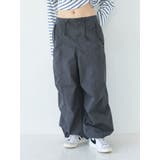 チャコールグレー | ミリタリールーズパンツ | Ungrid
