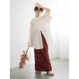 ポケットデザインギャザースカート | Ungrid | 詳細画像7