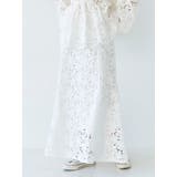 カットワークレーススカート | Ungrid | 詳細画像18