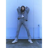 井桁弘恵さんコラボ ハイウエストロールアップデニム[品番