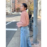 フレアスリーブフィットボーダーニット | Ungrid | 詳細画像16 