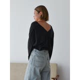 ハイツイストＶネックロングスリーブTee | Ungrid | 詳細画像11 