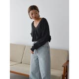 ハイツイストＶネックロングスリーブTee | Ungrid | 詳細画像12 