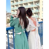 バックリボンフレアワンピース | Ungrid | 詳細画像40