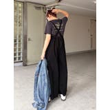 【WEB限定】バッククロスロンパース | Ungrid | 詳細画像24