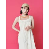 【WEB限定】バッククロスロンパース | Ungrid | 詳細画像4