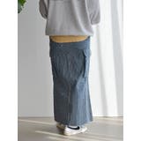 ワークデザインスリットデニムスカート | Ungrid | 詳細画像15