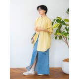 ワークデザインスリットデニムスカート | Ungrid | 詳細画像4