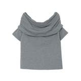 オフショルギャザーTee | Ungrid | 詳細画像28 