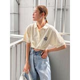 アイボリー | ロゴショートポロシャツ | Ungrid