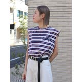 オフホワイト | Sobrante by mixta別注 マルチボーダータンクトップ | Ungrid