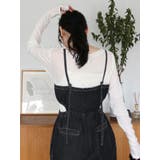 サイドオープンデニムサロペット | Ungrid | 詳細画像13 