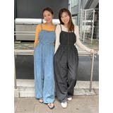 サイドオープンデニムサロペット | Ungrid | 詳細画像17 