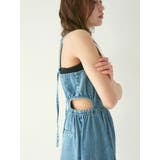 サイドオープンデニムサロペット | Ungrid | 詳細画像7 