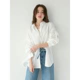 ショルダーデザインビッグシャツ | Ungrid | 詳細画像1 