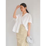 ショルダーデザインビッグシャツ | Ungrid | 詳細画像24 