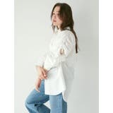 ショルダーデザインビッグシャツ | Ungrid | 詳細画像5 