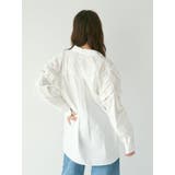 ショルダーデザインビッグシャツ | Ungrid | 詳細画像7 