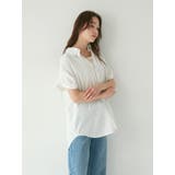 ショルダーデザインビッグシャツ | Ungrid | 詳細画像8 