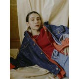 オレンジ | ショルダーデザインビッグシャツ | Ungrid