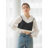 カットオフデザインビスチェ | Ungrid | 詳細画像3 