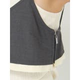 カットオフデザインビスチェ | Ungrid | 詳細画像31 