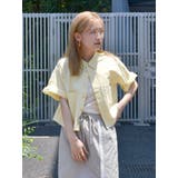 イエロー | シアービックハーフスリーブシャツ | Ungrid